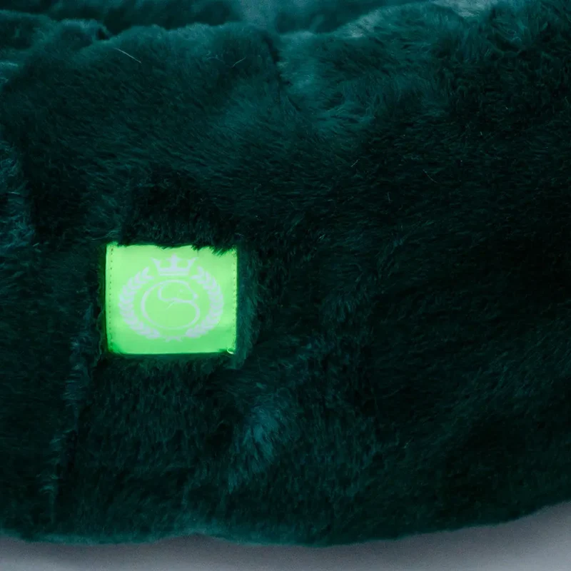 Kuschelbett für Hunde "Royal Pouf" - grün