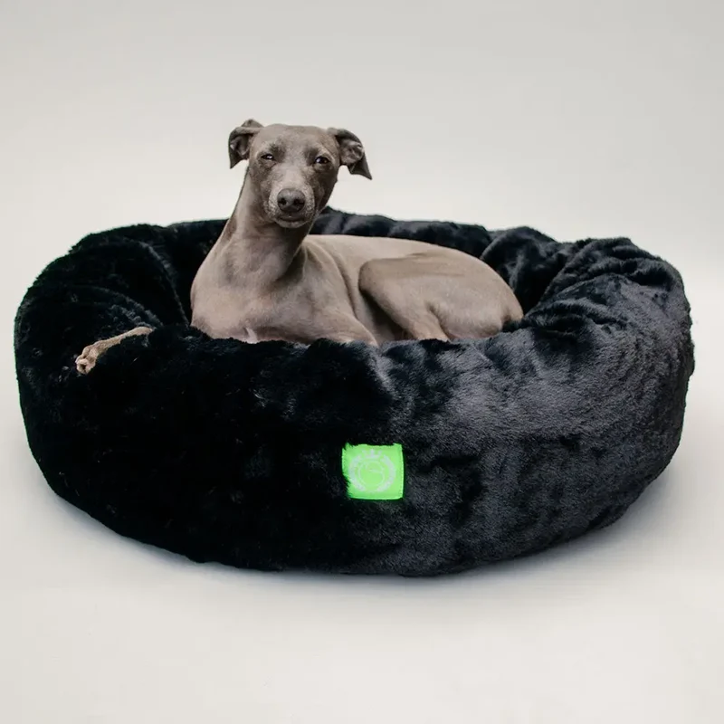 Kuscheliges Hundebett „Noir“ - schwarz