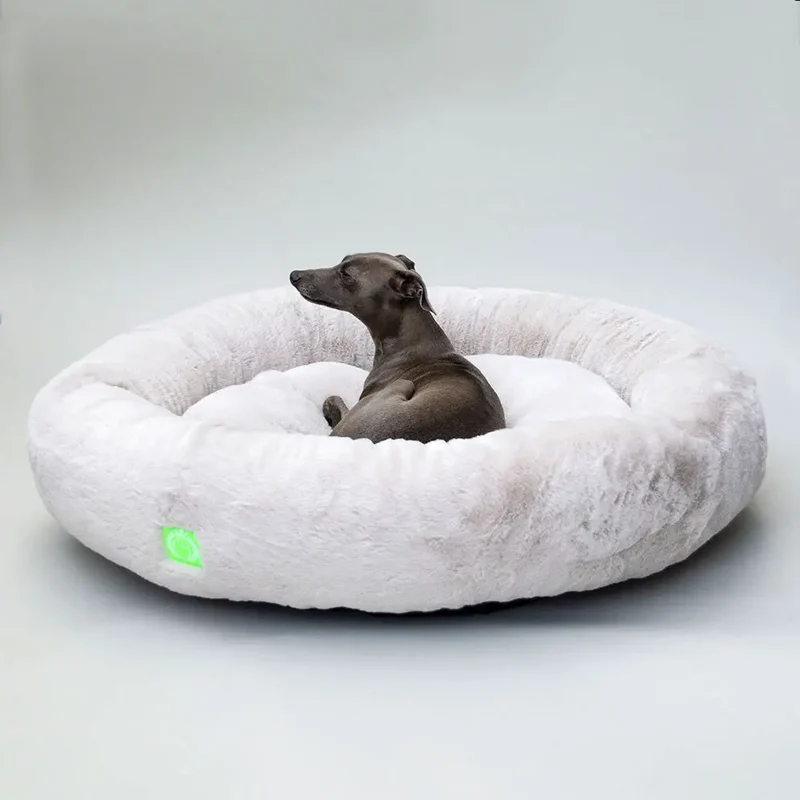 Das flauschige Hundebett „Day Dream“ - taupe