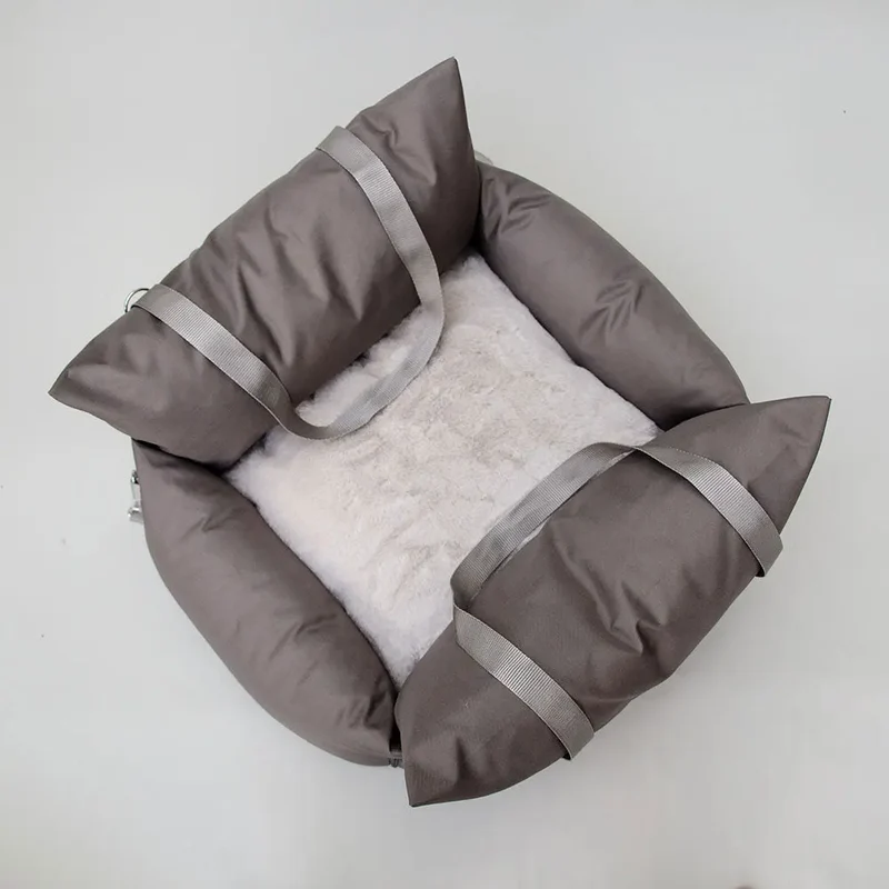 ISOFIX-Hundeautositz „Slide Out Deluxe" – Taupe