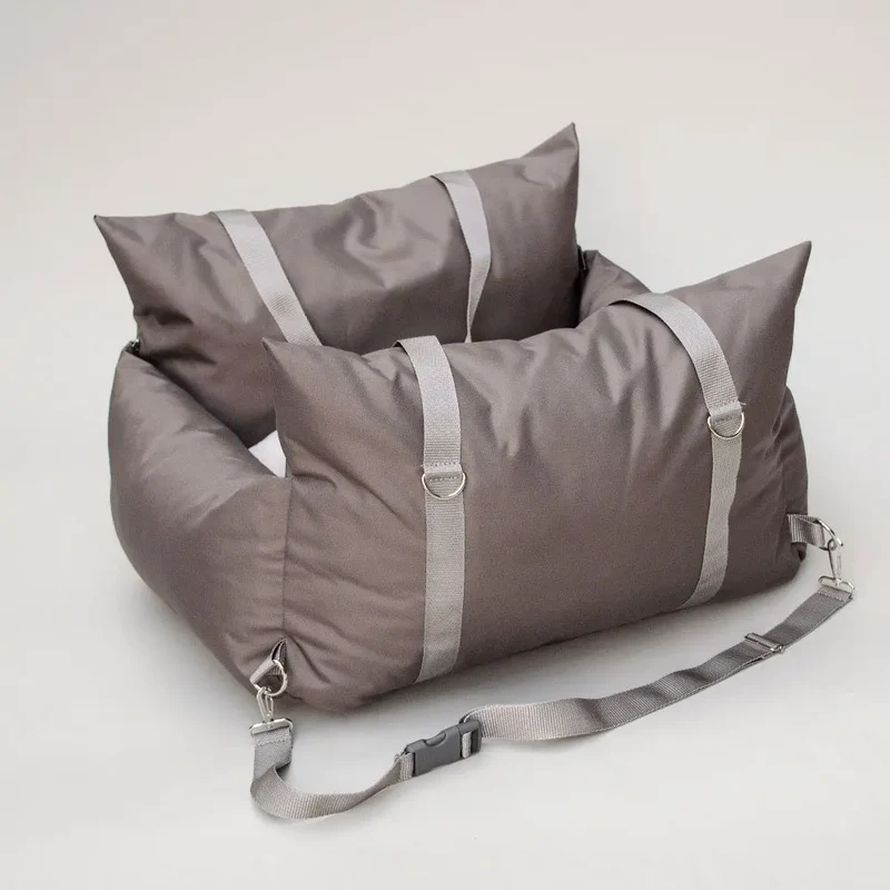 ISOFIX-Hundeautositz „Slide Out Deluxe" – Taupe
