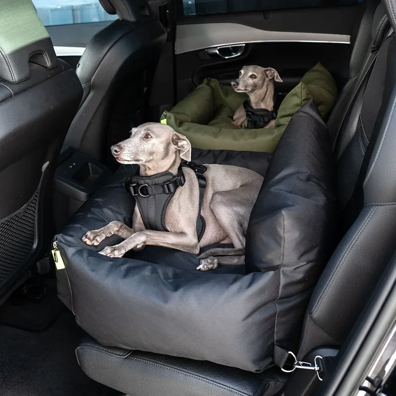ISOFIX-Hundeautositz „Slide Out" – Black