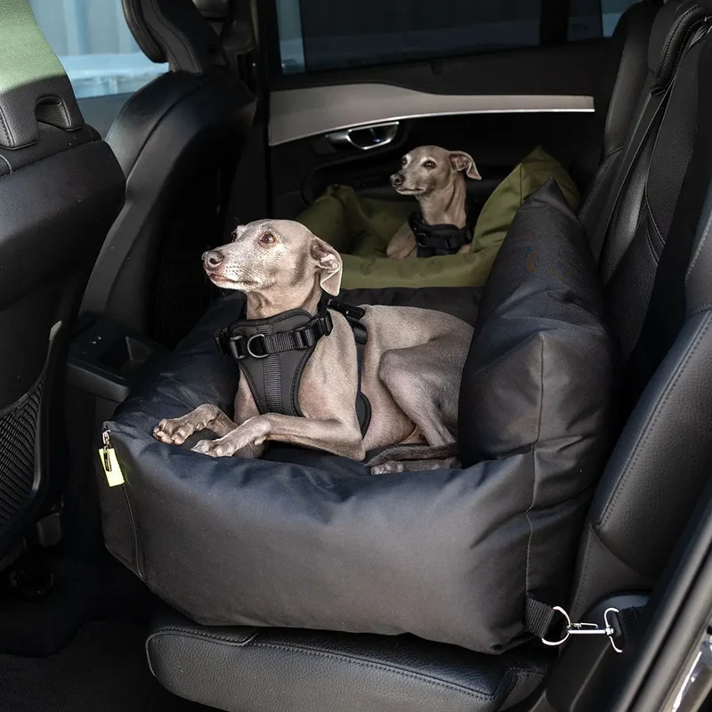 ISOFIX-Hundeautositz „Slide Out" – Black