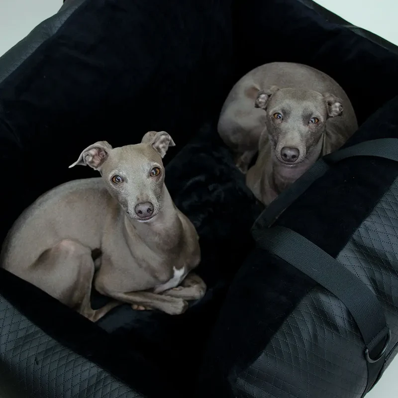 Hundeautositz „Black Magic" – XXL
