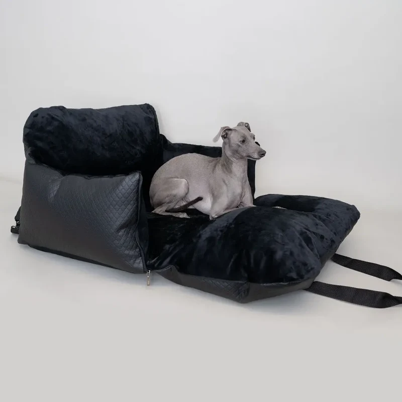 Hundeautositz „Black Magic" – XXL