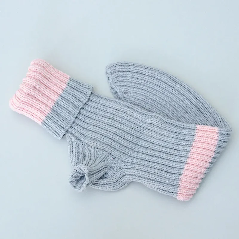 Hundepulli - grey/rosé - made in Germany