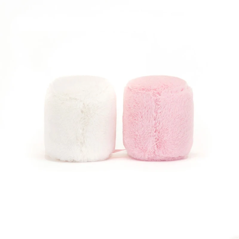 Rosa-weiße Amuseable Marshmallows Plüschtier
