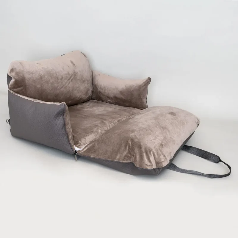 Hundeautositz „Deluxe Creme" – XXL