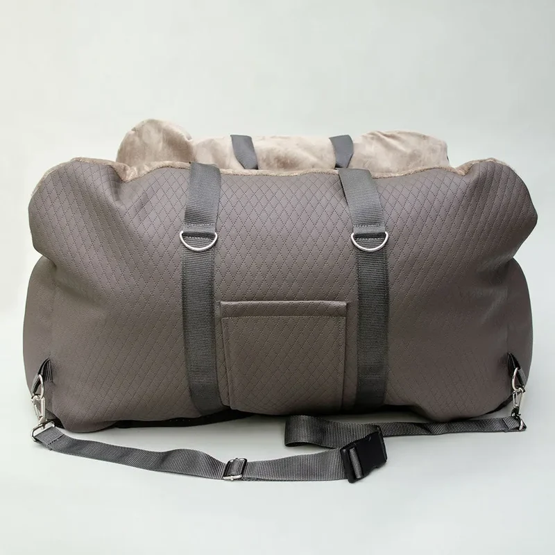 Hundeautositz „Deluxe Creme" – XXL