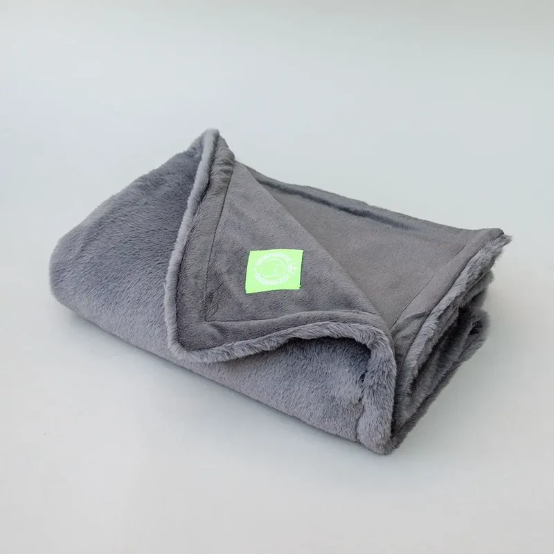 Luxus Hundedecke "Plaid - Deluxe" grau