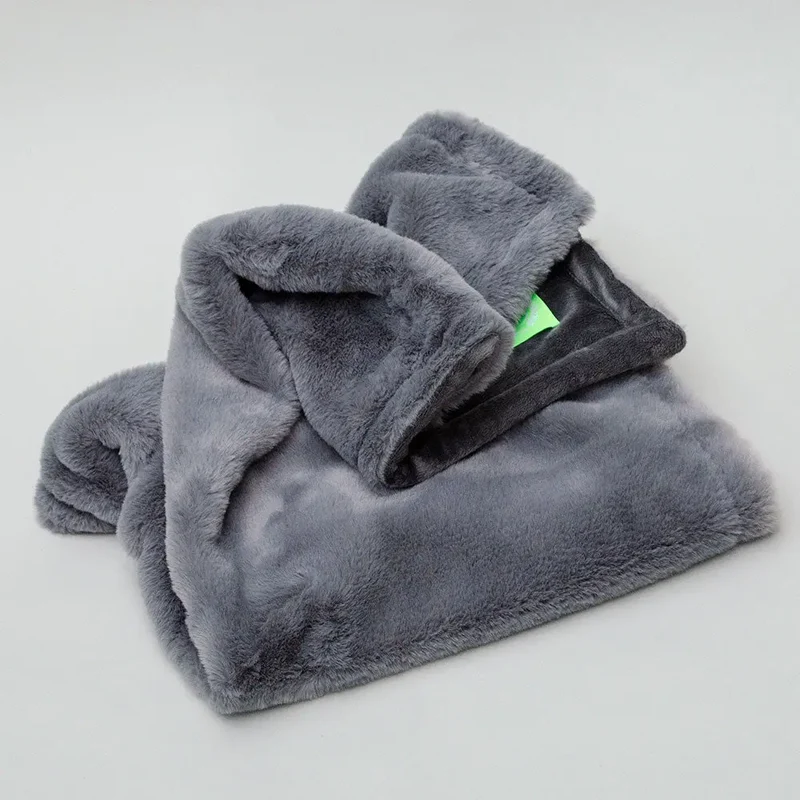 Luxus Hundedecke "Plaid - Deluxe" grau