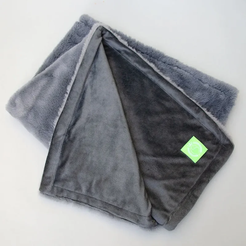 Luxus Hundedecke "Plaid - Deluxe" grau