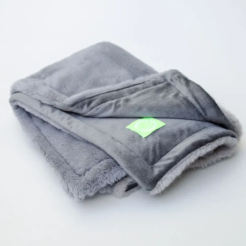 Luxus Hundedecke "Plaid - Deluxe" grau