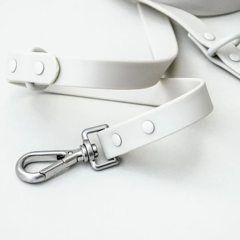 Hundeleine - "Soft & Safe" - silber
