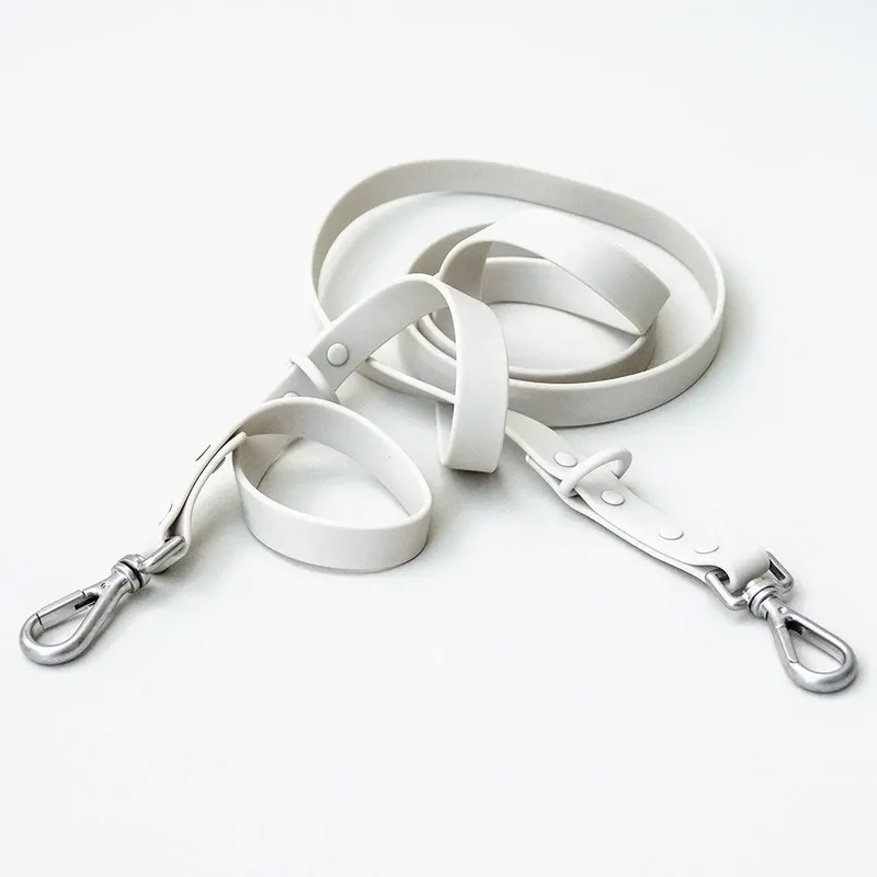 Hundeleine - "Soft & Safe" - silber