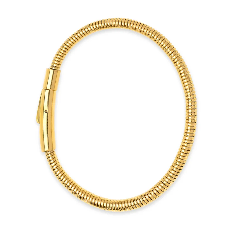 MIVA Gold Abgerundetes Kettenarmband