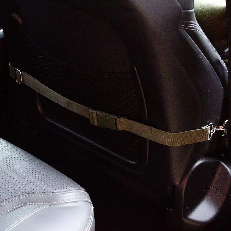 Hundeautositz „Slide Out" – Oliv