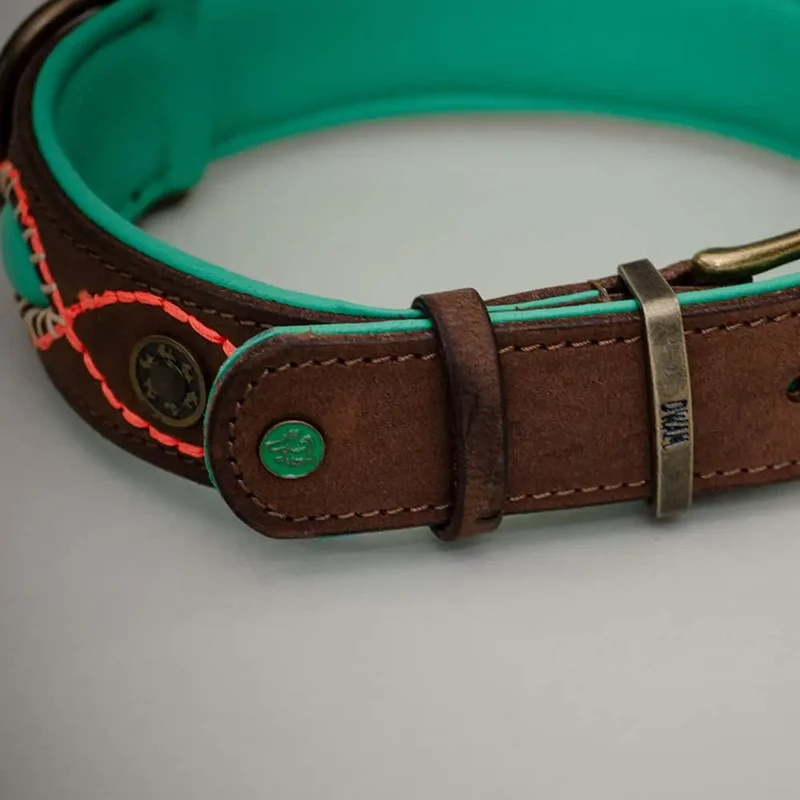 Halsband im Bohemian Look - "ibiza lounge BIG" - braun