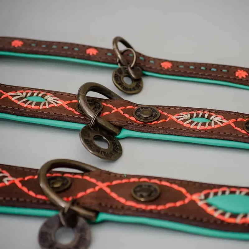 Halsband im Bohemian Look - "ibiza lounge BIG" - braun