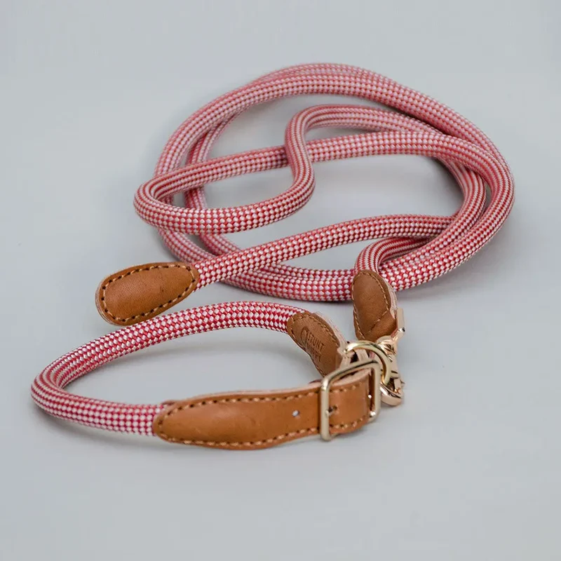 Das robuste Halsband "Mountain" - rot