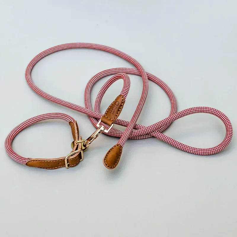 Das robuste Halsband "Mountain" - rot