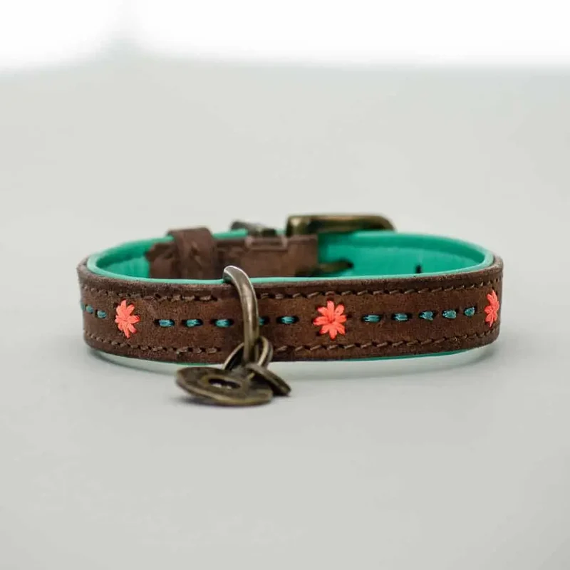 Bohemian Halsband - "ibiza lounge PETIT" - braun