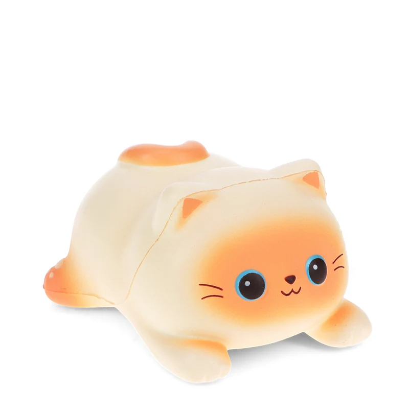 Liegende Katze, weiches Stressspielzeug