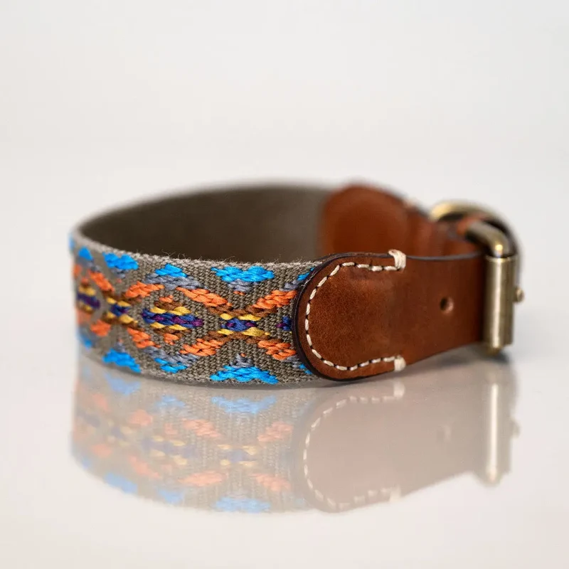 Bohemian Hundehalsband - "Olive Boheme Collar" - Buddys