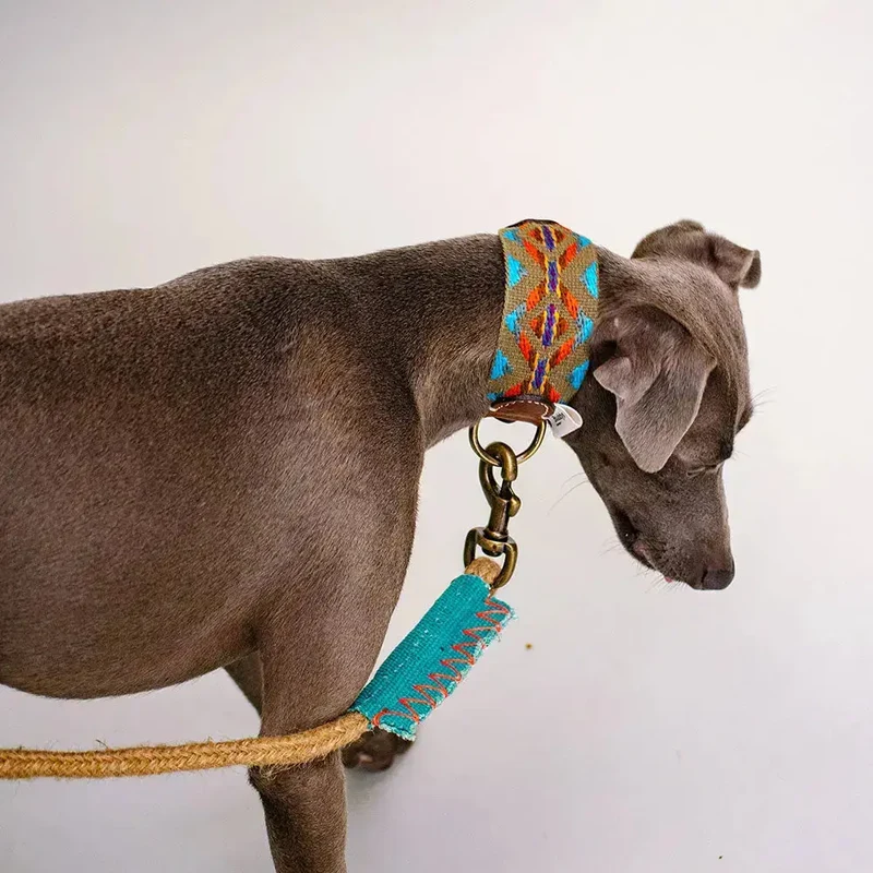 Bohemian Hundehalsband - "Olive Boheme Collar" - Buddys