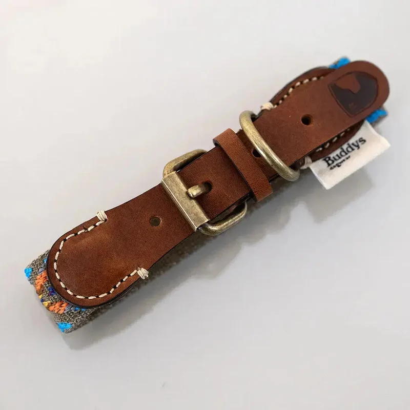 Bohemian Hundehalsband - "Olive Boheme Collar" - Buddys