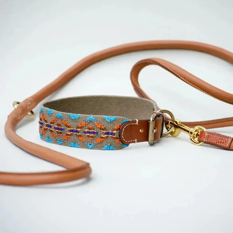 Bohemian Hundehalsband - "Olive Boheme Collar" - Buddys