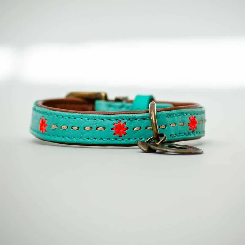 Bohemian Halsband - "ibiza lounge PETIT" - türkis