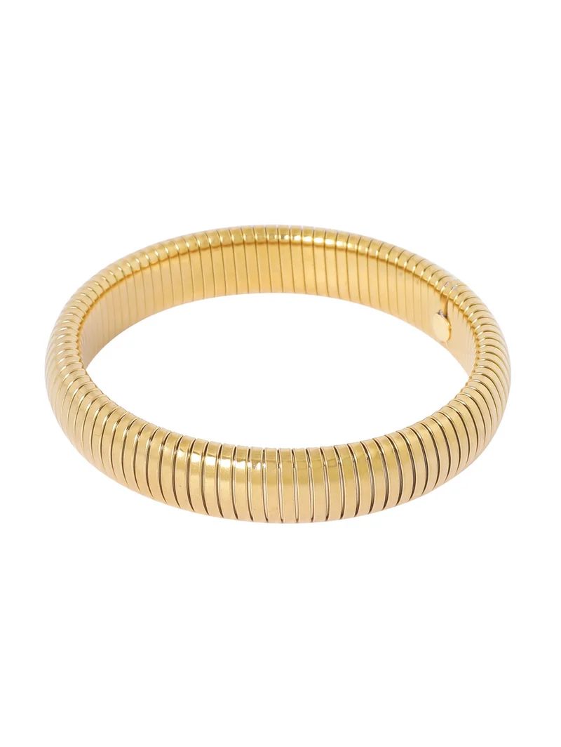 Kleines rundes goldenes Armband